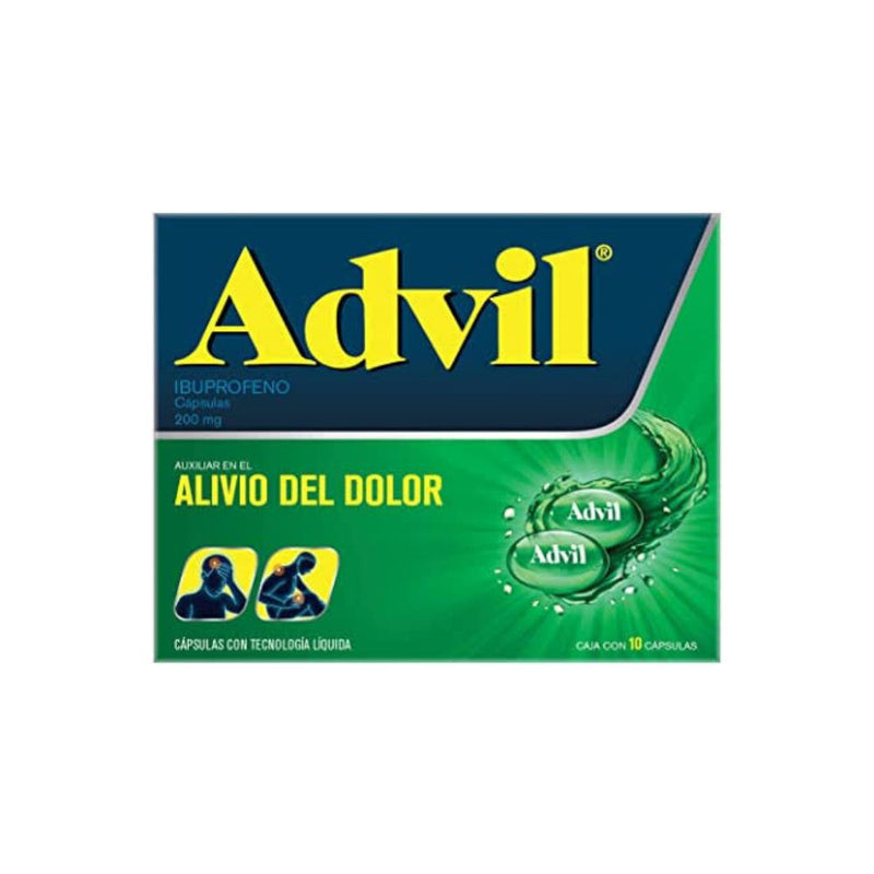 Advil fastgel 10 capsulas
