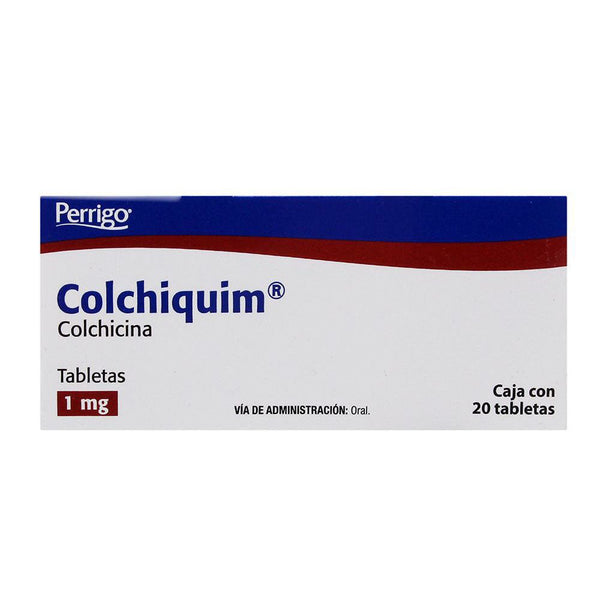 Colchicina 1 mg tabletas con 20 (colchi-quim)