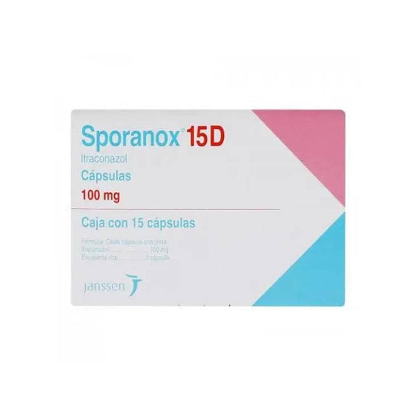 Sporanox 15d con 15 capsulas 100mg