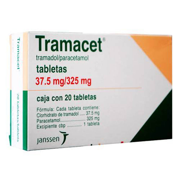 Tramacet 20 tabletas 37.5mg/325mg