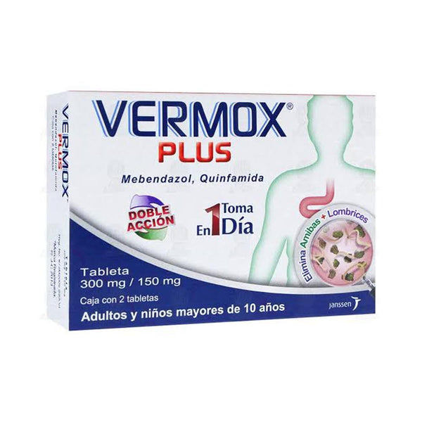Vermox us 2 tabletas 300/150mg