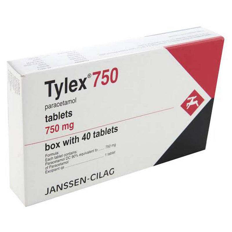 Tylex 40 tabletas 750mg