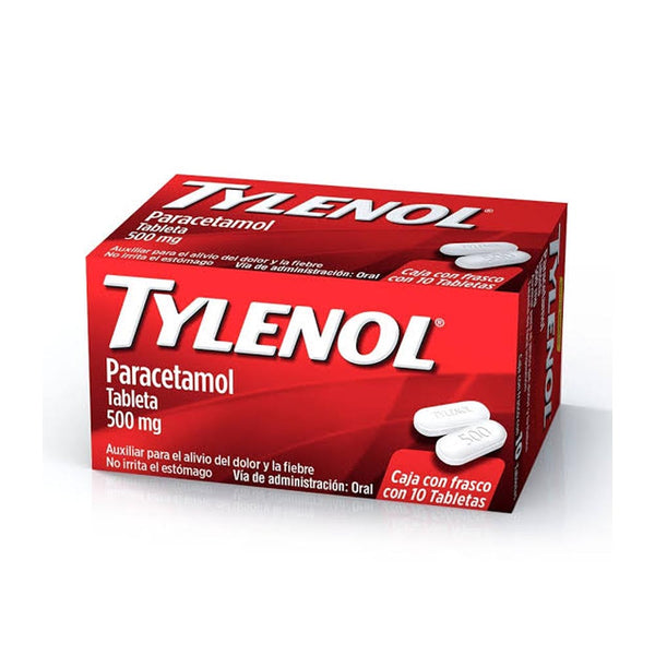 Tylenol capletas 10 tabletas 500mg
