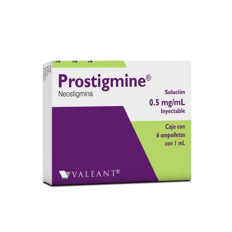 Prostigmine 6 ampolletas 1ml