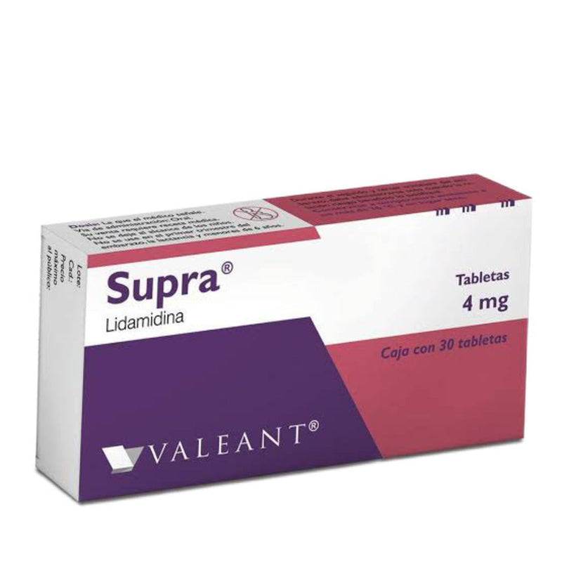 Supra 30 tabletas 4mg