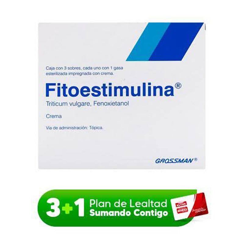 Fitoestimulina 3 gasas impregnadas crema