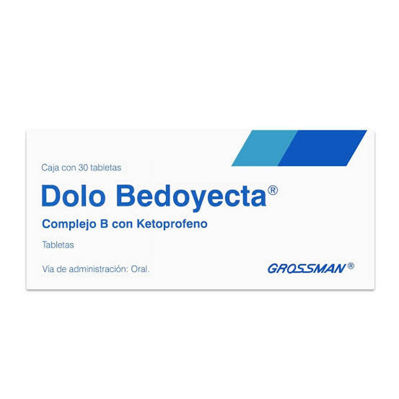 Dolo bedoyecta 30 tabletas oral