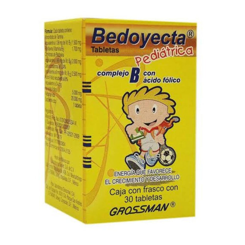 Bedoyecta pediatrico 30 tabletas