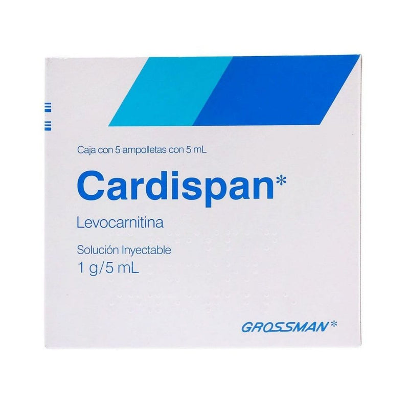 Cardispan solucion inyectable 5 ampolletas 5ml