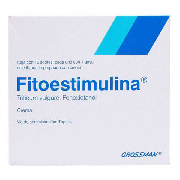 Fitoestimulina 10 gasas impregnadas con crema