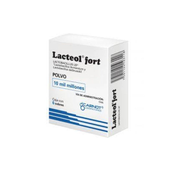 Lacteol fort 6 sobres 340mg lactobacilos acidofilos
