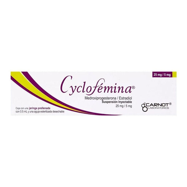 Cyclofemina prelle solucion inyectables 25m