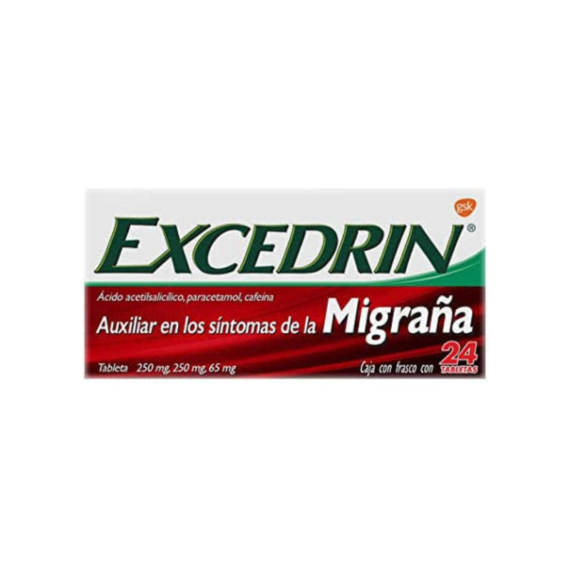 Excedrin dolores fuertes 24tabletas