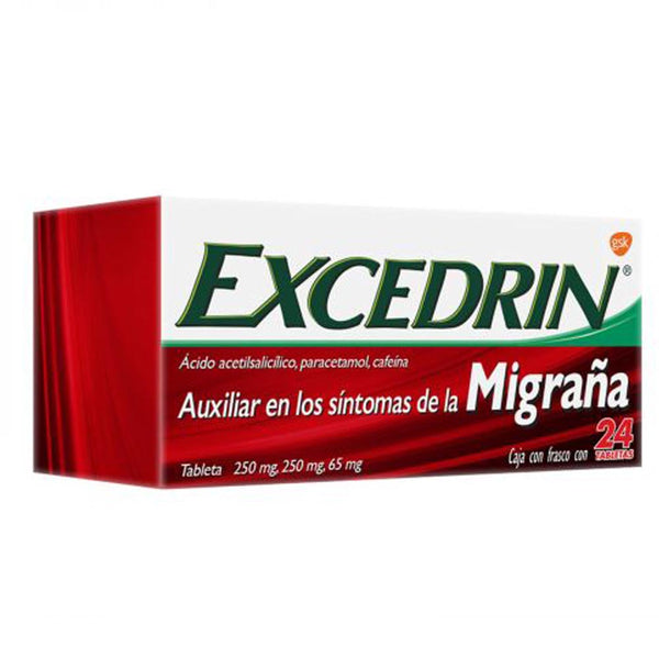Excedrin migrana 24 tabletas