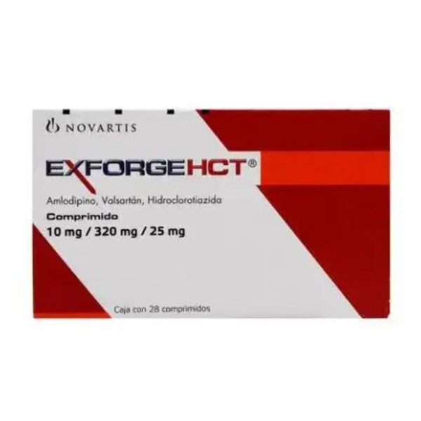 Exforge hct 28 comprimidos 10mg/320mg