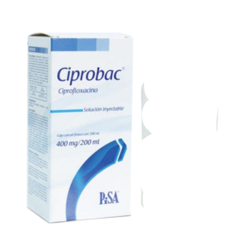 Ciprobac solucion inyectables 400mg/200ml*a