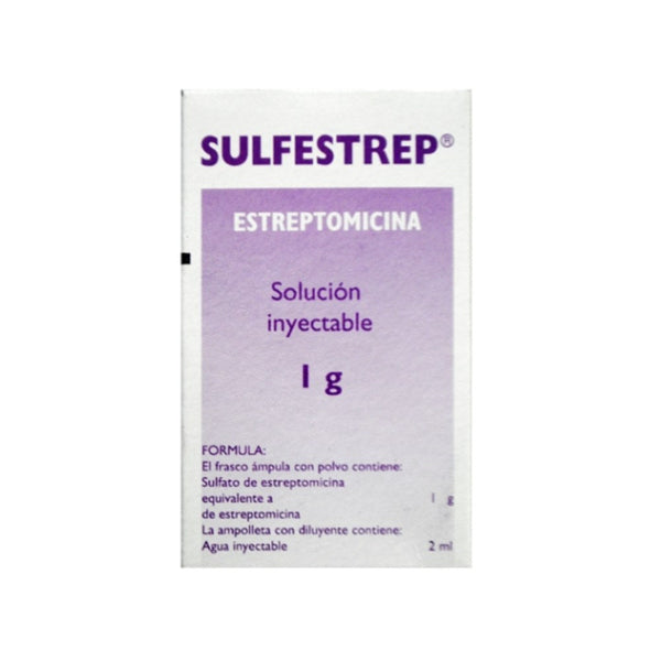 Sulfestrep solucion inyectables 1gr