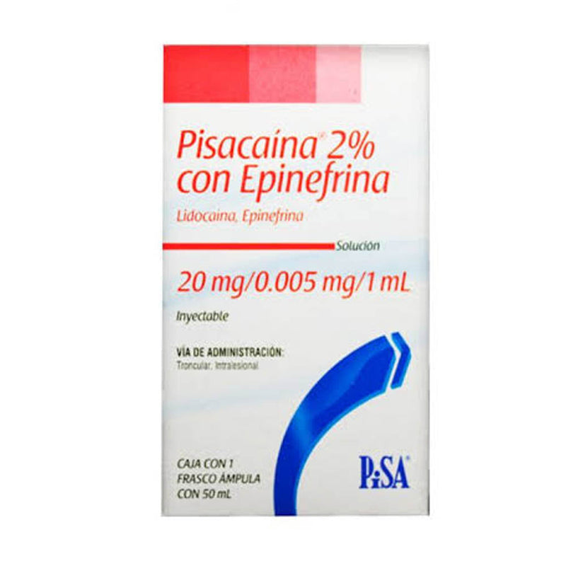 Pisacaina 2 f.a. epinef 50ml