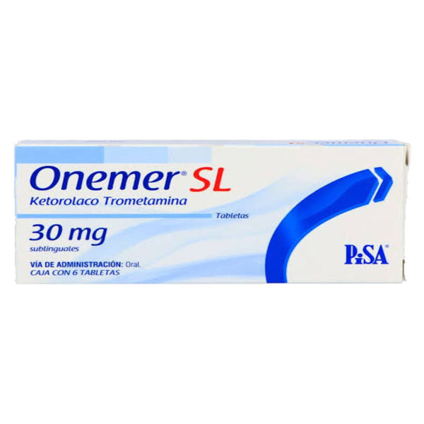 Onemer sl 6 tabletas 30mg