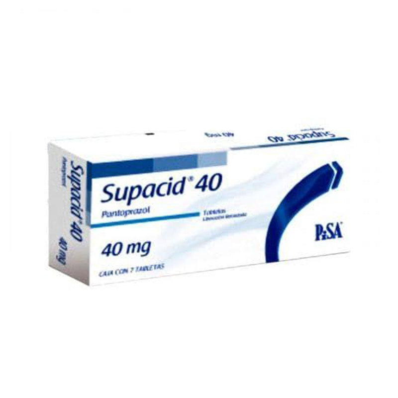 Supacid 7 tabletas 40mg 1+1