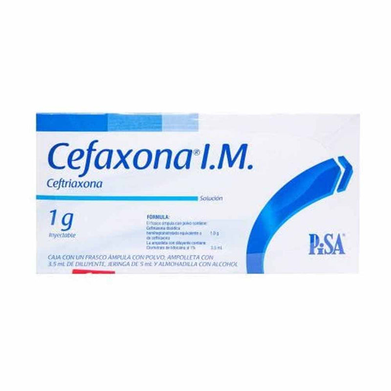 Cefaxona 3 pack 1g im frasco ampolletas