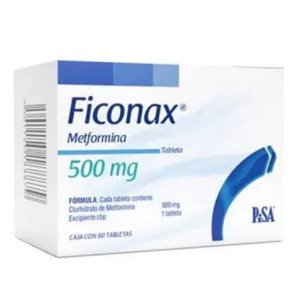 Ficonax 60 tabletas 500 mg