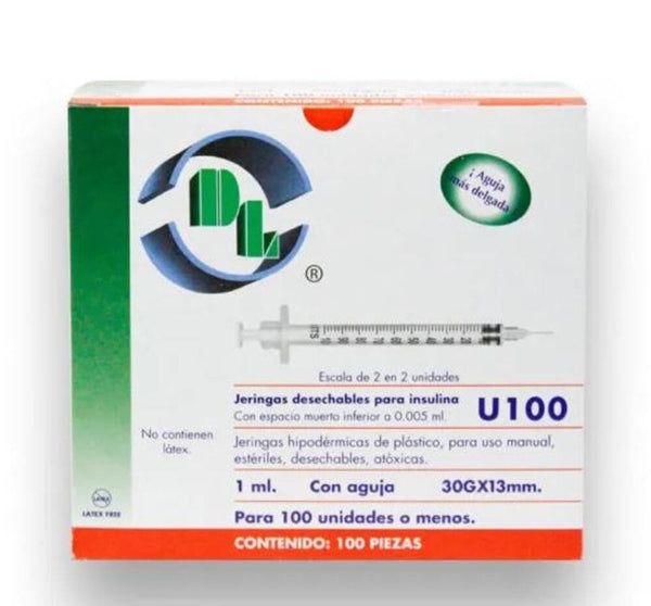 Jeringa para insulina DL 30x13 1ml