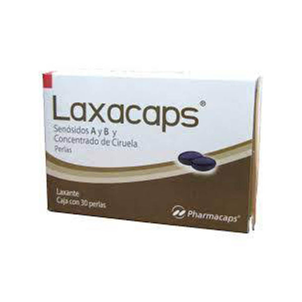Senosidos a, b ciruela 12 mg./50 mg. capsulas con 30 (laxacapsulas)