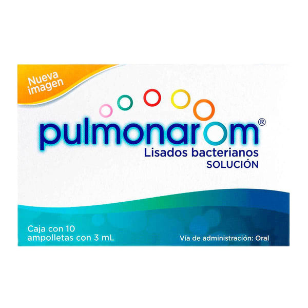 Pulmonar-om oral 10 ampolletas lisados bacterianos
