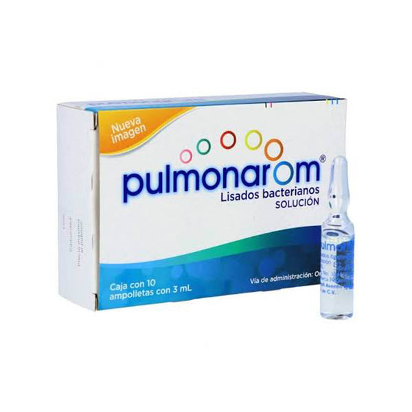 Pulmonar-om solucion 20 ampolletas 3ml lisados bacterianos