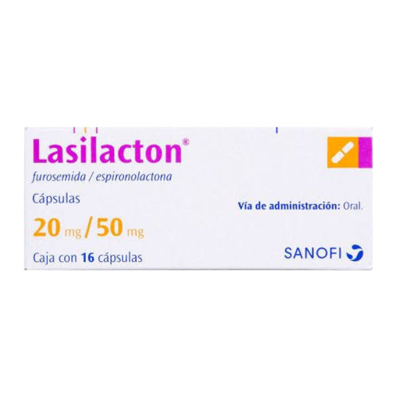 Lasilacton 16 capsulas ironolactona / furosemida