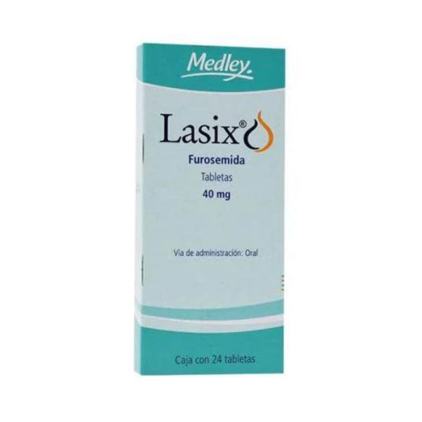 Lasix 24 tabletas 40mg furosemida