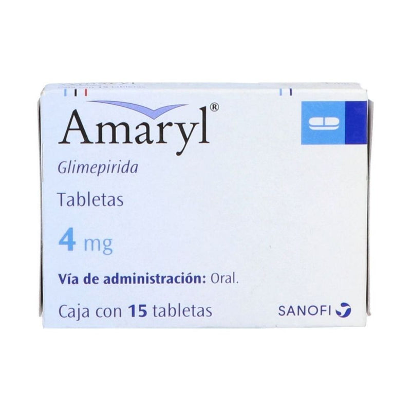 Amaryl 15 tabletas 4mg glimepirida