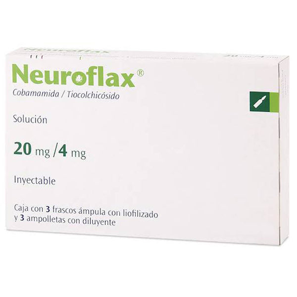 Neuroflax solucion inyectables 3 ampolletas 4ml