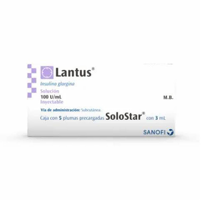 Lantus solucion solostar 5 cart 3ml r