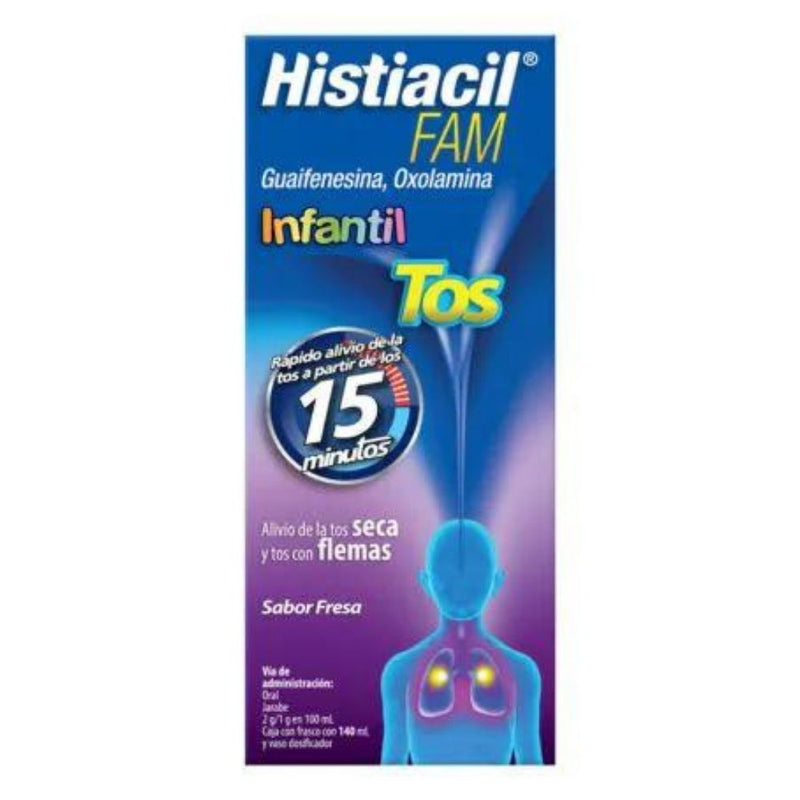 Histiacil fam jarabe infantil 140ml