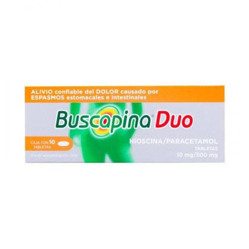 Buscapina duo 10 tabletas10/500mg