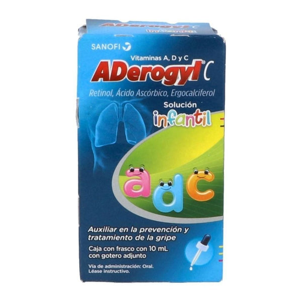 Aderogyl "c" gotas solucion 10ml vitamina a / vitamina d2