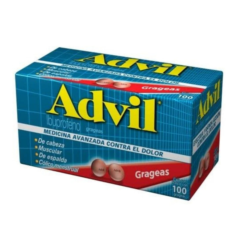 Advil 100 grageas 200mg