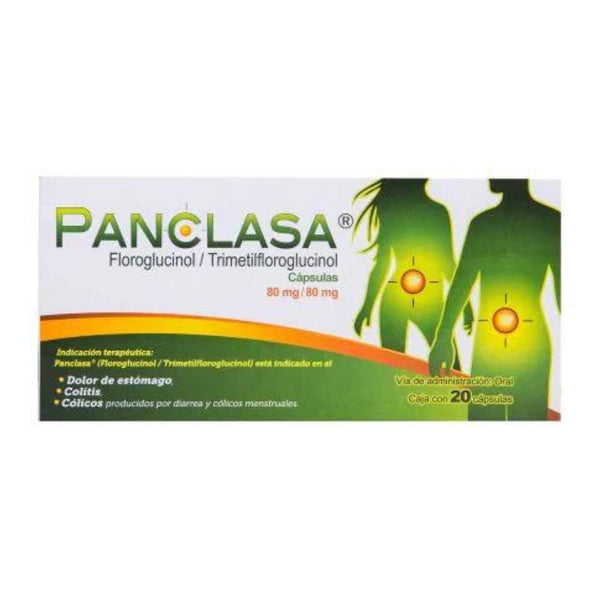Panclasa 80/80mg oral 20 capsulas