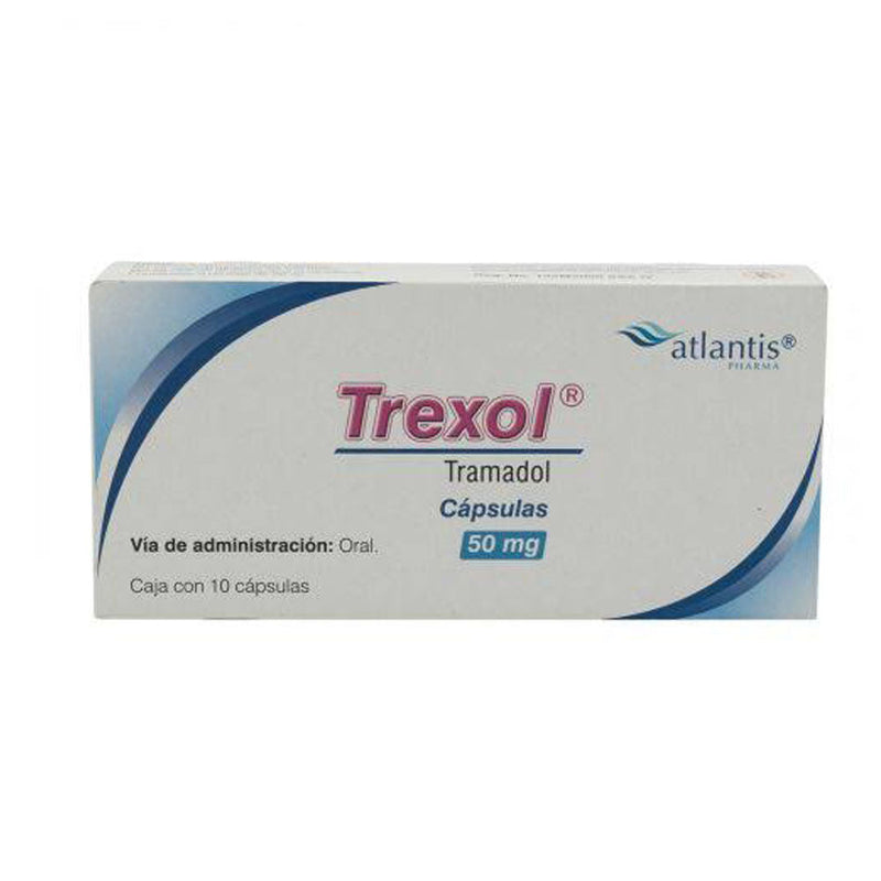 Tramadol 50mg capsulas con 10 (trexol)