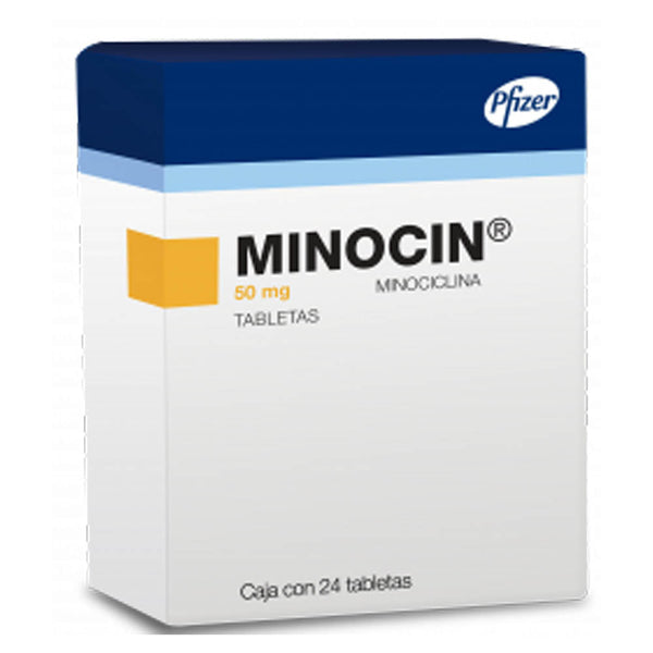 Minocin 24 grageas 50mg