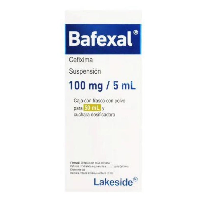 Bafexal suspension en polvo 100mg/50ml