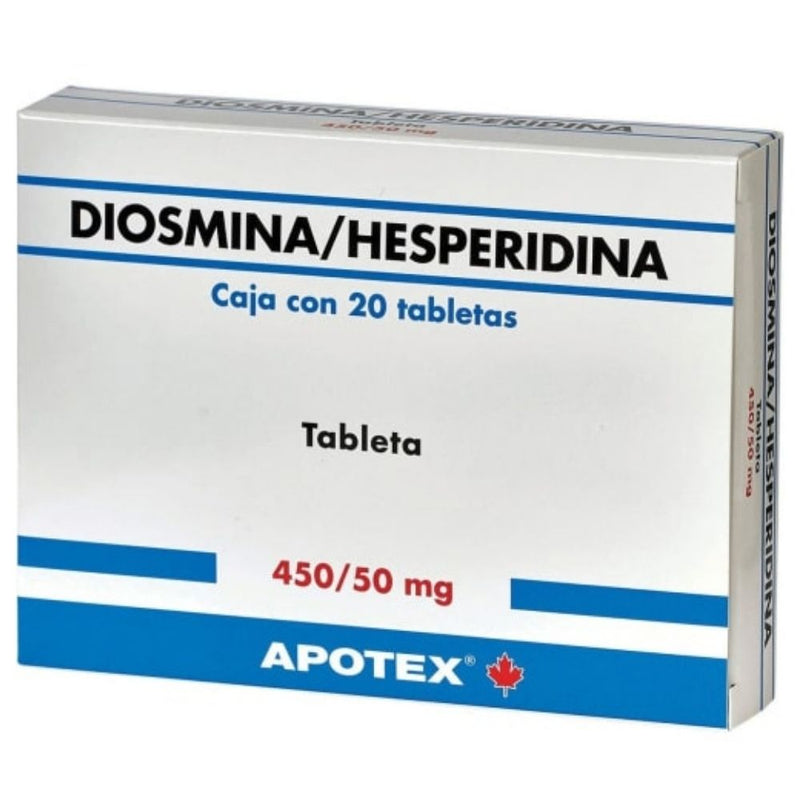 Diosmina-heridina 450/50 mg tabletas con 20 (protein )
