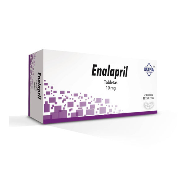 Enalapril 10 mg. tabletas con 30 (protein)