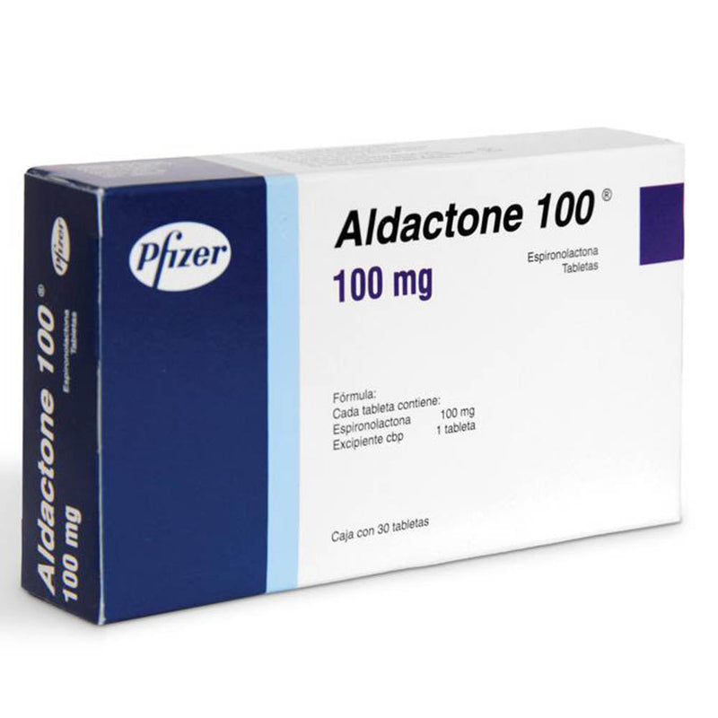 Aldactone 100 con 30 tabletas 100mg