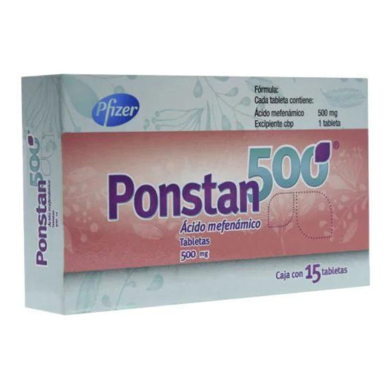 Ponstan 15 tabletas 500mg