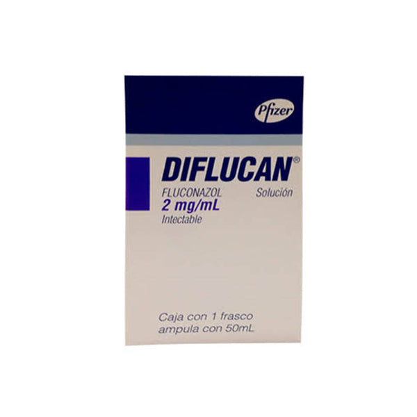 Diflucan solucion inyectable 2mg 50 ml