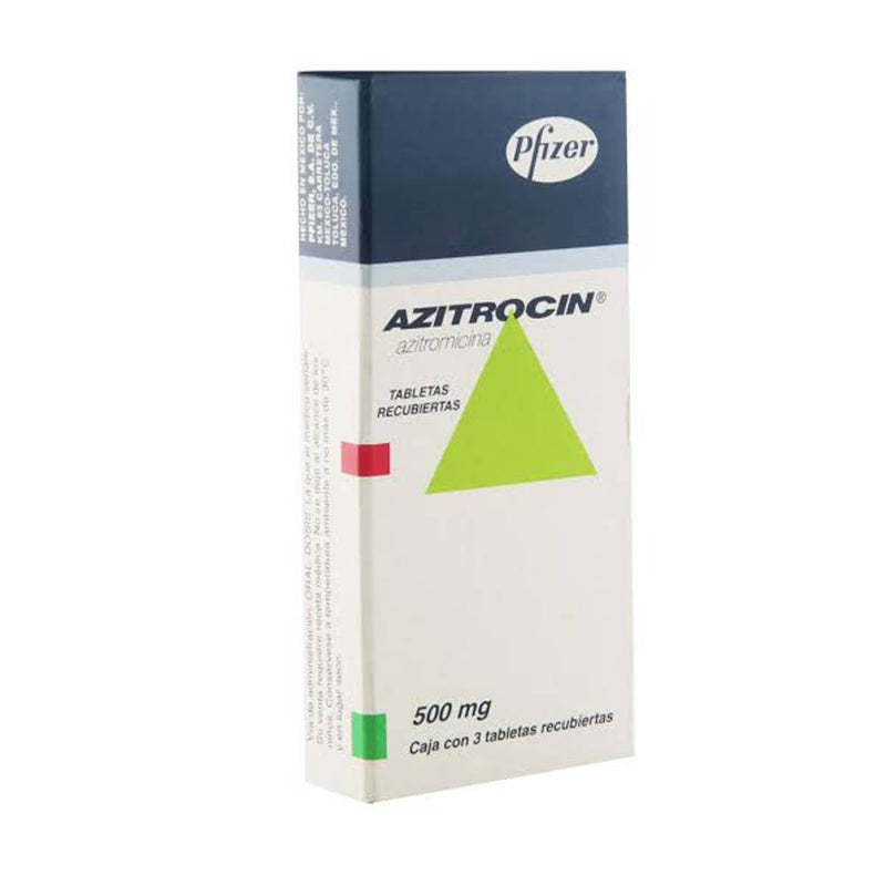 Azitrocin 3 tabletas 500mg