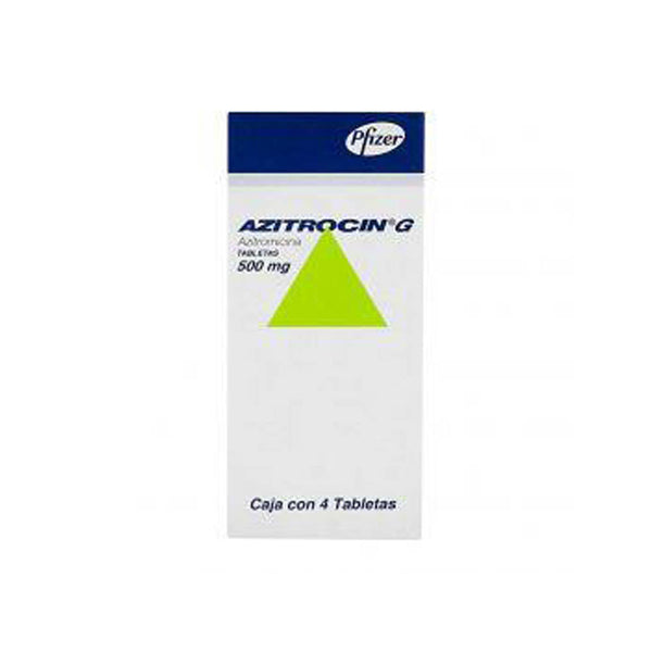 Azitrocin "g" 4 tabletas 500mg